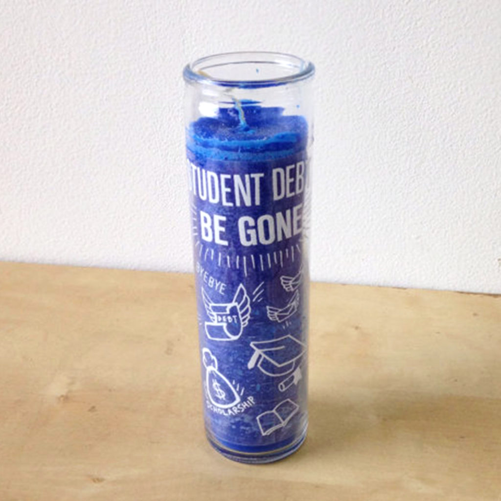 Student Debt Be Gone Candle